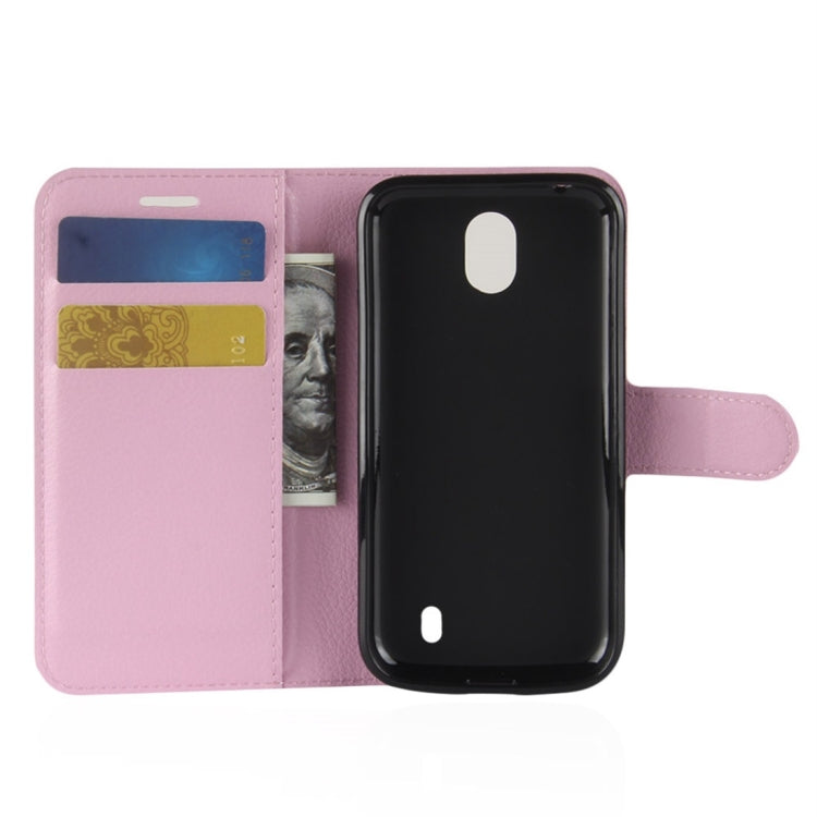 For Nokia 1 Litchi Texture Horizontal Flip Leather Case with Wallet & Holder & Card Slots