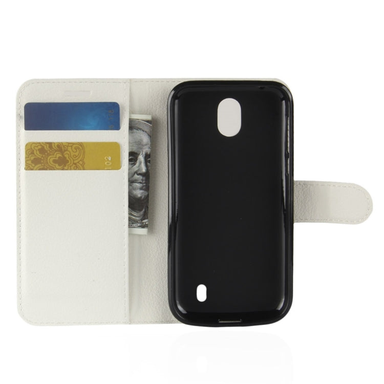 For Nokia 1 Litchi Texture Horizontal Flip Leather Case with Wallet & Holder & Card Slots