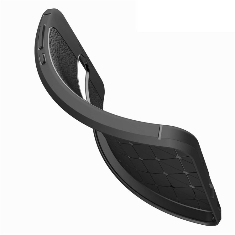 For Nokia 6 (2018) Litchi Texture Soft TPU Protective Back Cover Case