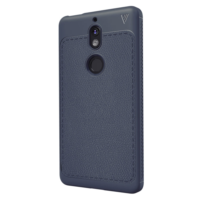Lenuo Leshen Series for Nokia 7 TPU Litchi Texture Dropproof Protective Back Cover Case
