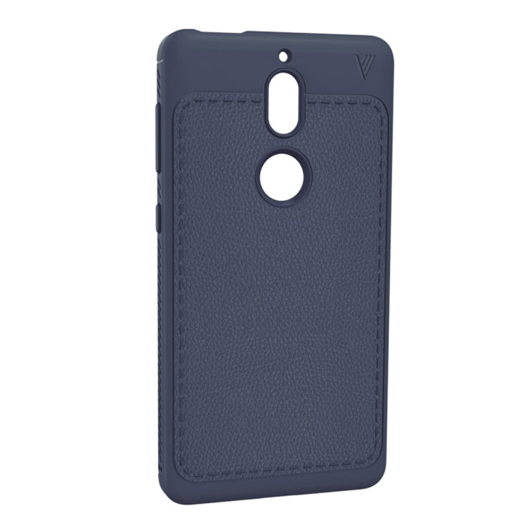 Lenuo Leshen Series for Nokia 7 TPU Litchi Texture Dropproof Protective Back Cover Case