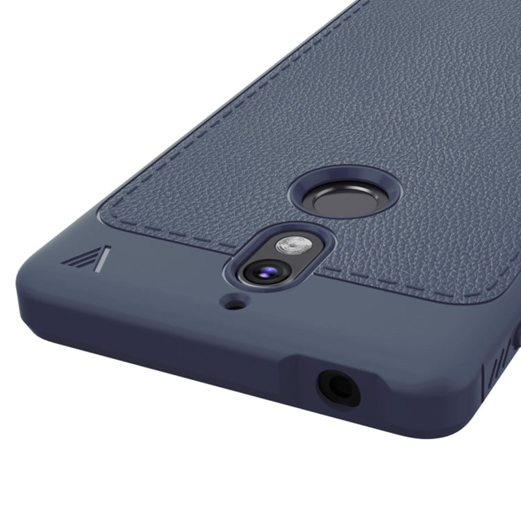 Lenuo Leshen Series for Nokia 7 TPU Litchi Texture Dropproof Protective Back Cover Case