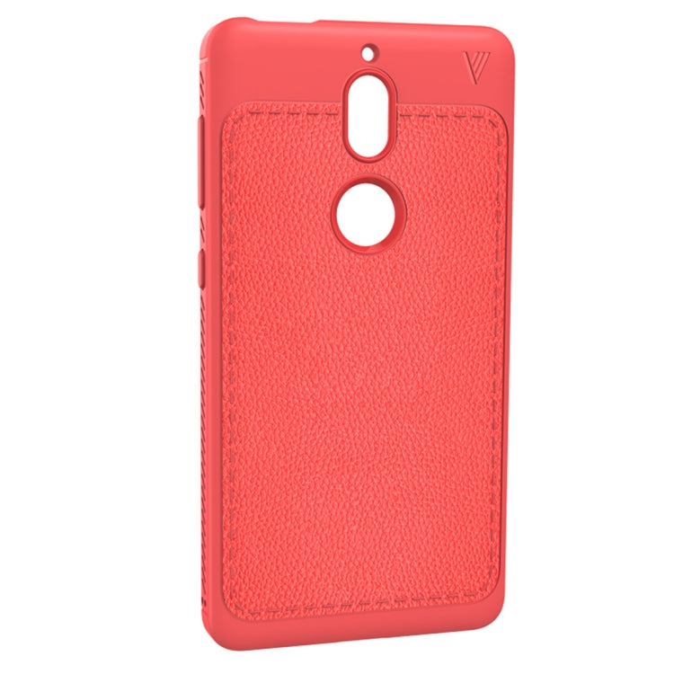 Lenuo Leshen Series for Nokia 7 TPU Litchi Texture Dropproof Protective Back Cover Case