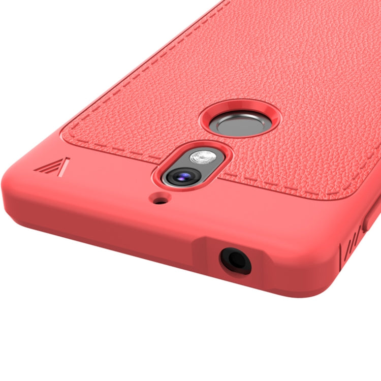 Lenuo Leshen Series for Nokia 7 TPU Litchi Texture Dropproof Protective Back Cover Case