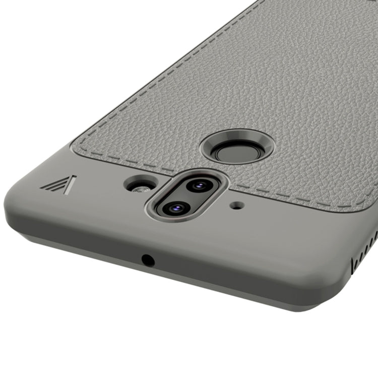 Lenuo Leshen Series for Nokia 8 Sirocco TPU Litchi Texture Dropproof Protective Back Cover Case