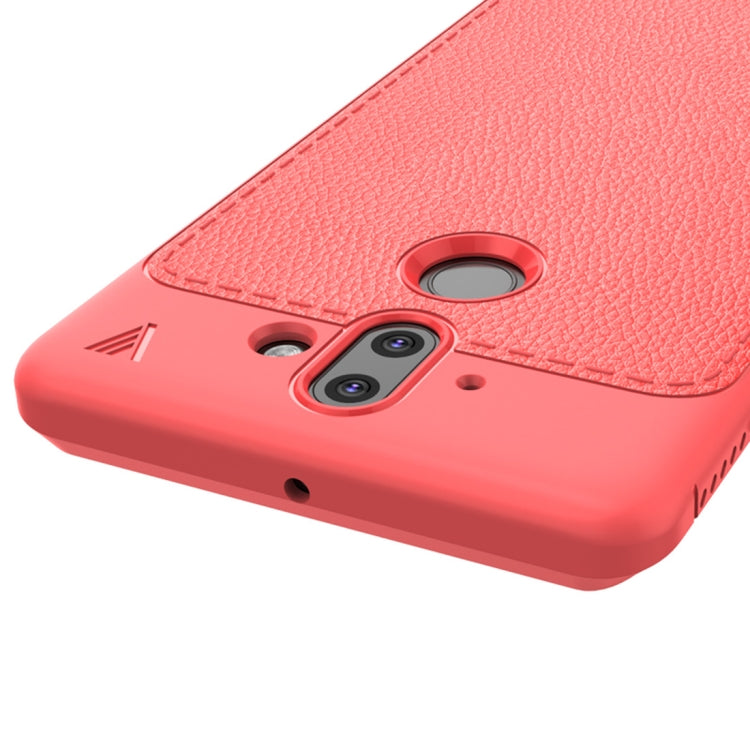 Lenuo Leshen Series for Nokia 8 Sirocco TPU Litchi Texture Dropproof Protective Back Cover Case