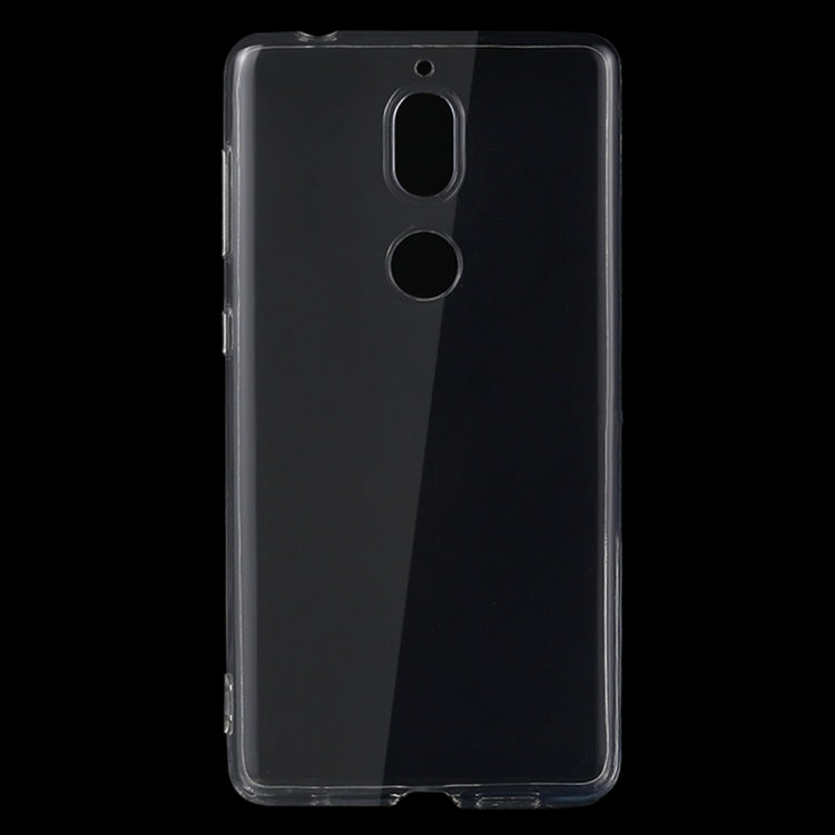50 PCS for Nokia 7 0.75mm Ultra-thin Transparent TPU Protective Case