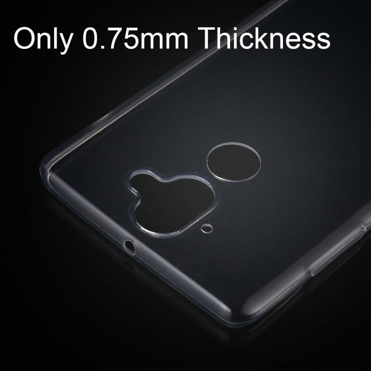 50 PCS for Nokia 9 0.75mm Ultra-thin Transparent TPU Protective Case