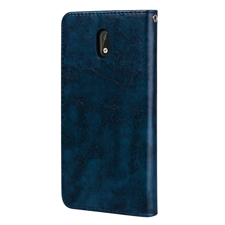 For Nokia 3 Business Style Oil Wax Texture Horizontal Flip Leather Case with Holder & Card Slots & Wallet