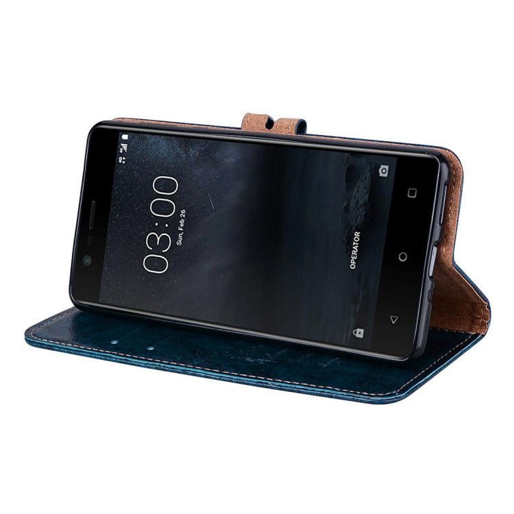 For Nokia 5 Business Style Oil Wax Texture Horizontal Flip Leather Case with Holder & Card Slots & Wallet