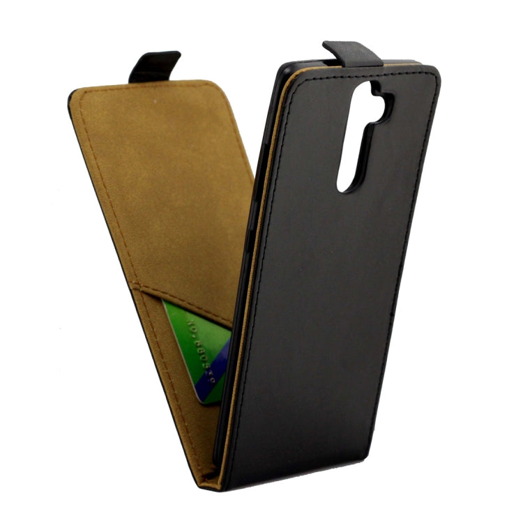 Business Style Vertical Flip TPU Leather Case  for Nokia 8 sirocco , with Card Slot (Black)