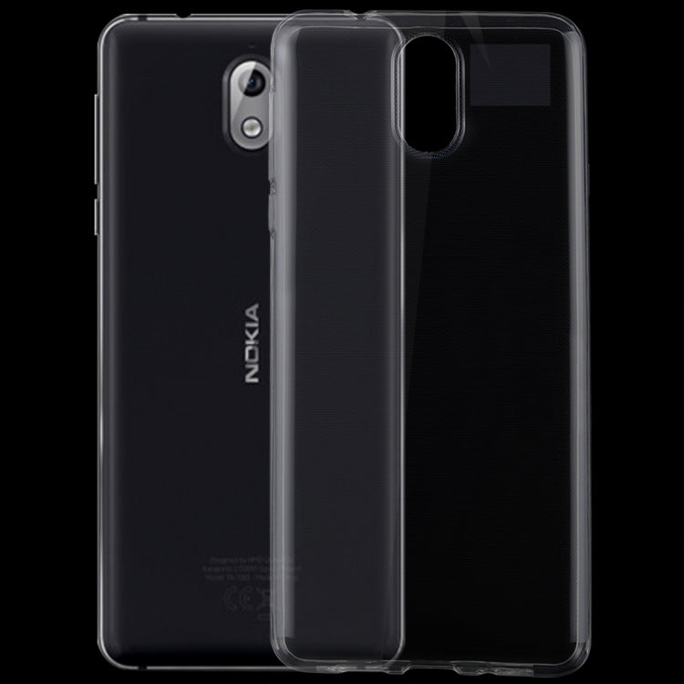 0.75mm Transparent TPU Case for Nokia 3.1