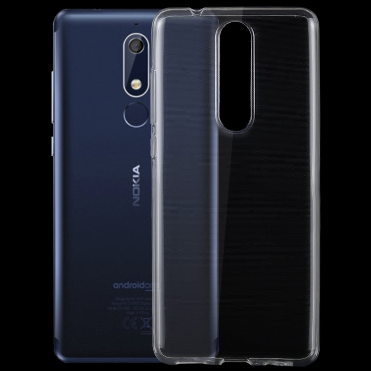 0.75mm Transparent TPU Case for Nokia 5.1