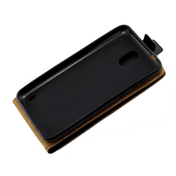 Business Style Vertical Flip TPU Leather Case  for Nokia 2 , with Card Slot (Black)