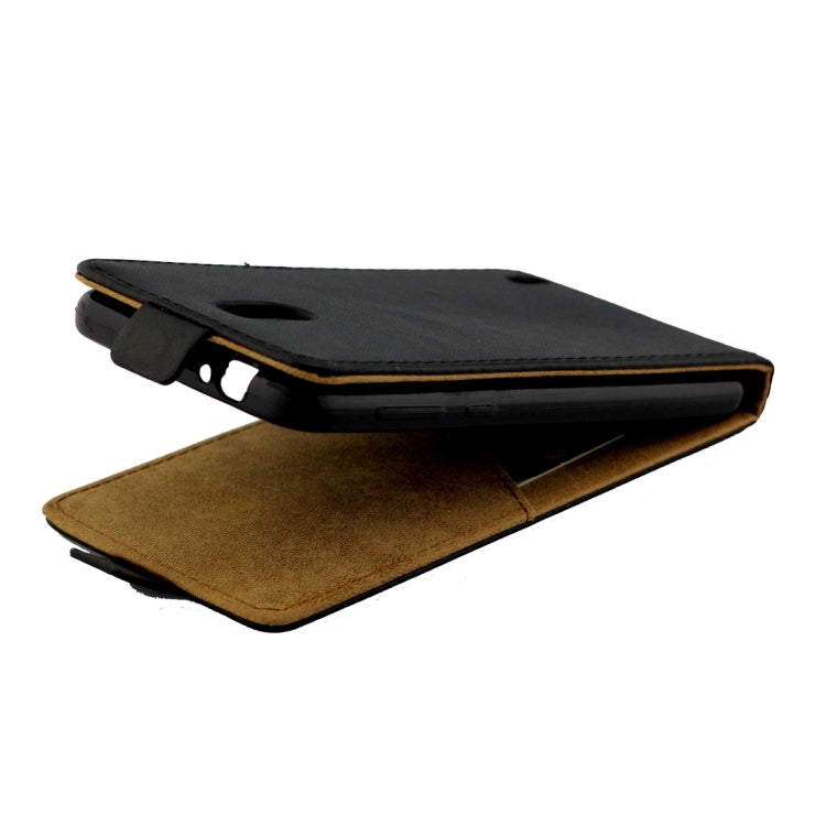 Business Style Vertical Flip TPU Leather Case  for Nokia 2 , with Card Slot (Black)