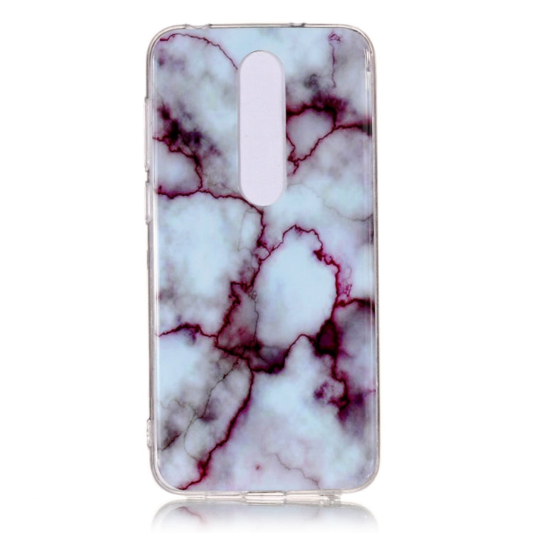 Marble Pattern Soft TPU Case For Nokia 6.1 Plus (Nokia X6)