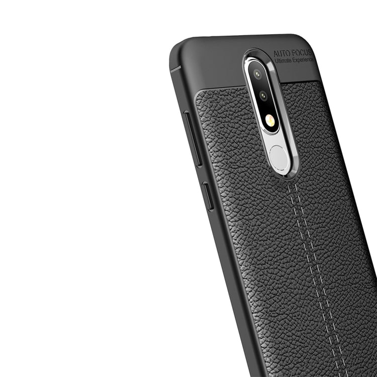 Litchi Texture TPU Case for Nokia 5.1 Plus(X5)