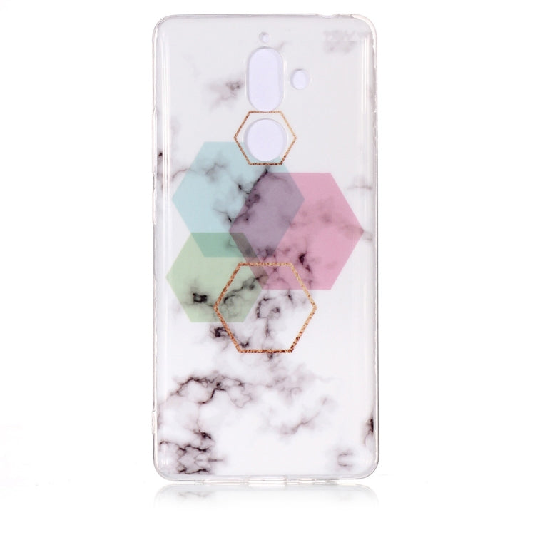 Marble Pattern TPU Soft Protective Case For Nokia 7 Plus