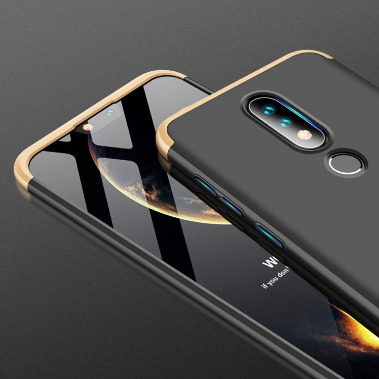 GKK Three Stage Splicing Full Coverage PC Case for Nokia X6 (2018) / 6.1 Plus