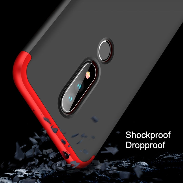 GKK Three Stage Splicing Full Coverage PC Case for Nokia X6 (2018) / 6.1 Plus