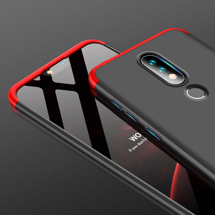 GKK Three Stage Splicing Full Coverage PC Case for Nokia X6 (2018) / 6.1 Plus