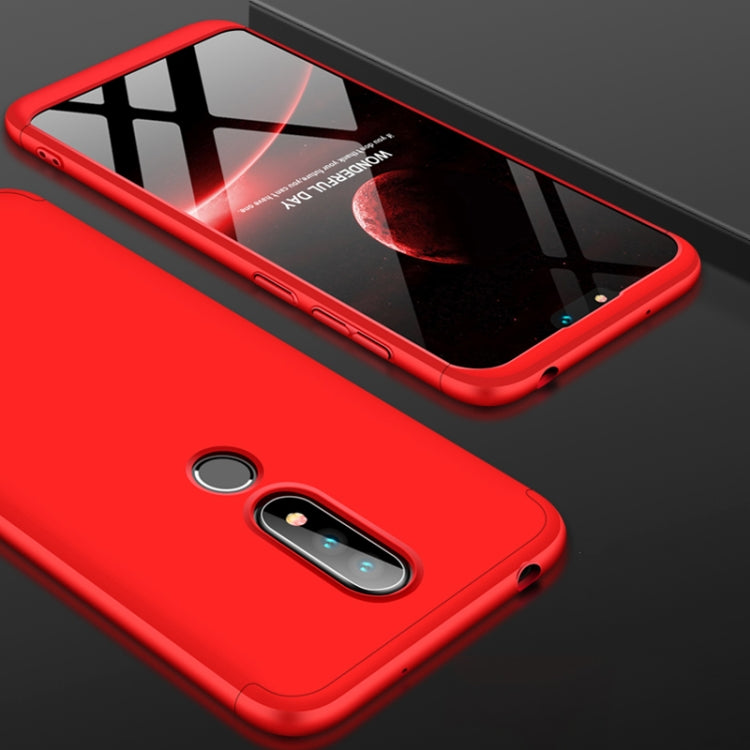 GKK Three Stage Splicing Full Coverage PC Case for Nokia X6 (2018) / 6.1 Plus