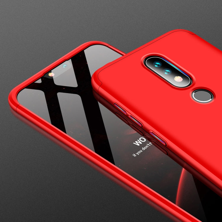 GKK Three Stage Splicing Full Coverage PC Case for Nokia X6 (2018) / 6.1 Plus