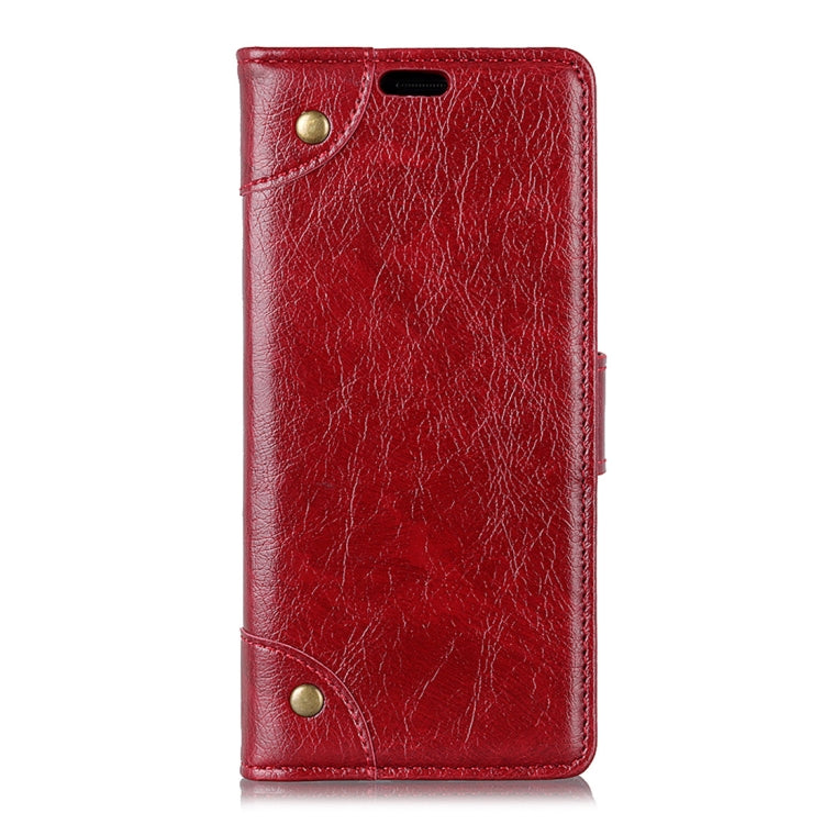 Copper Buckle Nappa Texture Horizontal Flip Leather Case for for Nokia 7.1, with Holder & Card Slots & Wallet