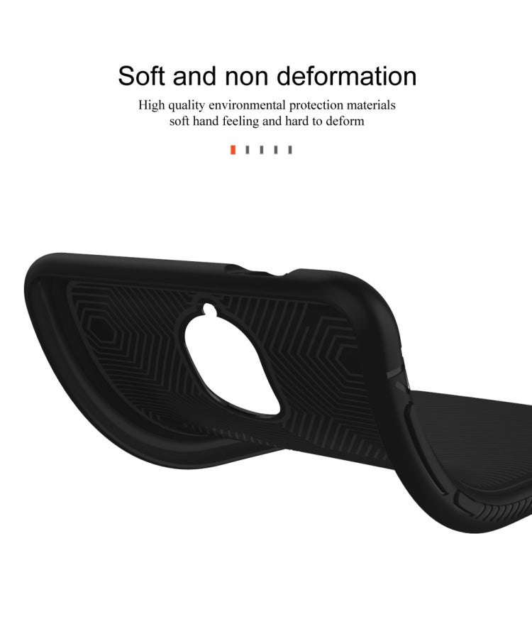 lenuo Leshen Series Stripe Texture TPU Case for Nokia 3.1 (Red)