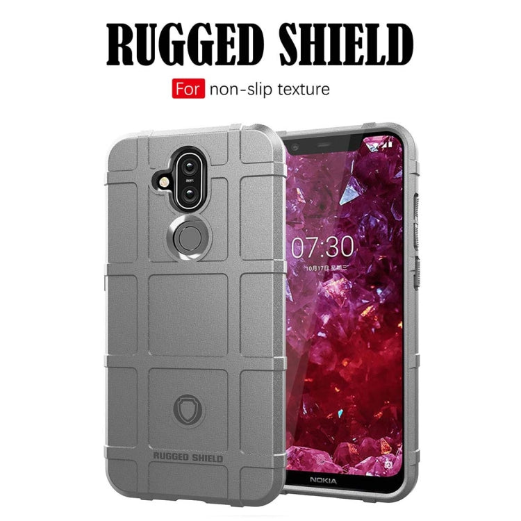 Shockproof Protector Cover Full Coverage Silicone Case for Nokia 8.1 / X7