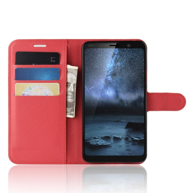 Litchi Texture Horizontal Flip PU Leather Case with Magnetic Buckle & Holder & Card Slots & Wallet For Nokia 9PureView