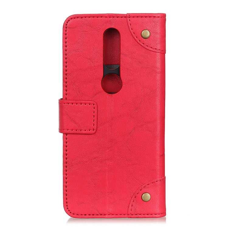 Copper Buckle Retro Crazy Horse Texture Horizontal Flip Leather Case for Nokia 4.2, with Holder & Card Slots & Wallet