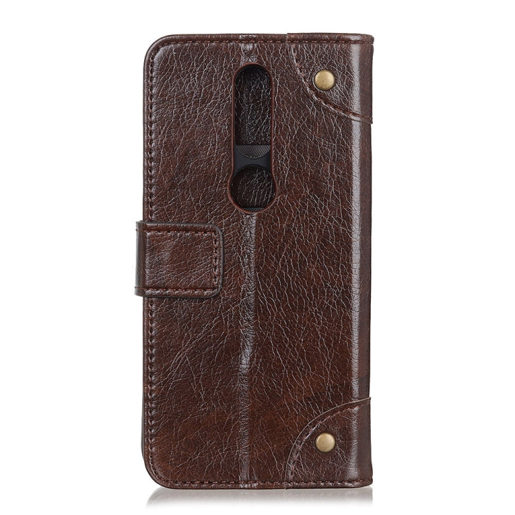 Copper Buckle Nappa Texture Horizontal Flip Leather Case for Nokia 4.2, with Holder & Card Slots & Wallet