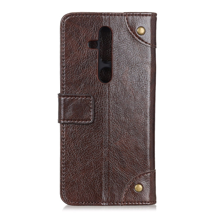 Copper Buckle Nappa Texture Horizontal Flip Leather Case for Nokia X71, with Holder & Card Slots & Wallet