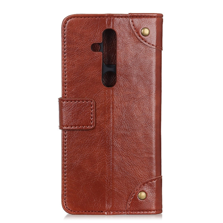 Copper Buckle Nappa Texture Horizontal Flip Leather Case for Nokia X71, with Holder & Card Slots & Wallet