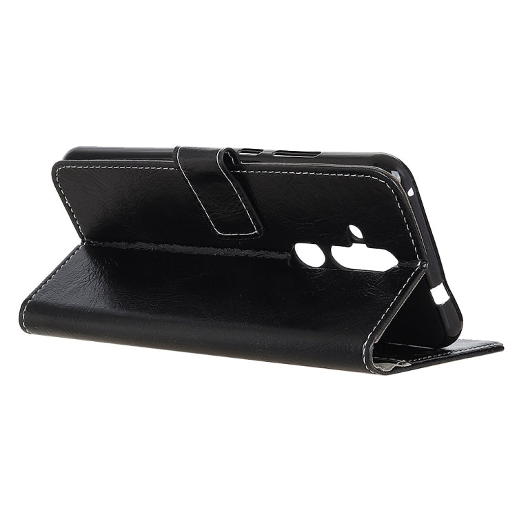 Retro Crazy Horse Texture Horizontal Flip Leather Case for Nokia X71, with Holder & Card Slots & Photo Frame & Wallet