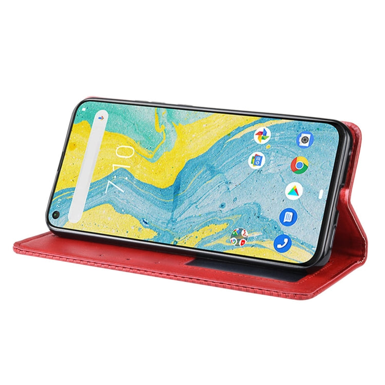 Retro Magnetic Clasp Horizontal Flip Leather Case for Nokia X71 (8.1 Plus), with Holder & Card Slots & Wallet