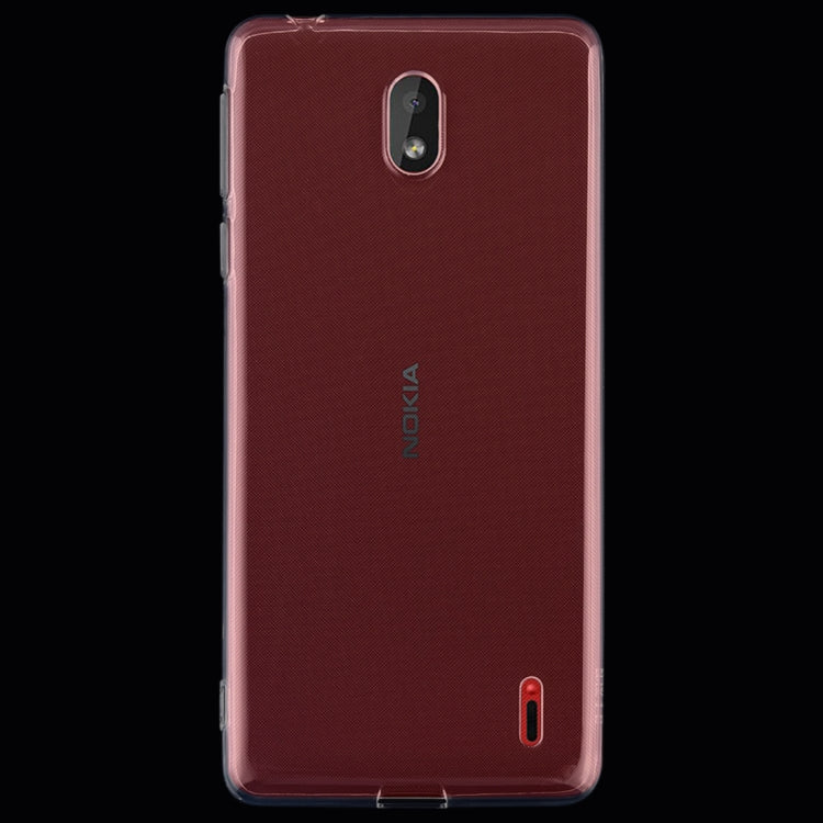 0.75mm Ultrathin Transparent TPU Soft Protective Case for Nokia 1 Plus
