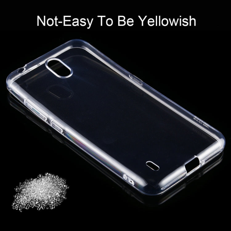 For Nokia C1 7 0.5mm Ultra-Thin Transparent TPU Protective Case (Transparent)