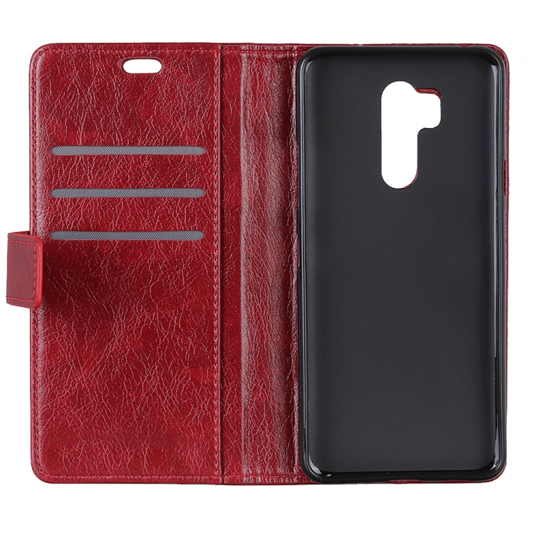 Copper Buckle Nappa Texture Horizontal Flip Leather Case for Nokia 8.1 / X7, with Holder & Card Slots & Wallet