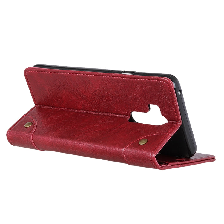 Copper Buckle Nappa Texture Horizontal Flip Leather Case for Nokia 8.1 / X7, with Holder & Card Slots & Wallet