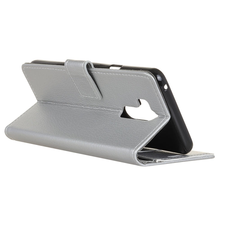 Litchi Texture Horizontal Flip Leather Case for Nokia 8.1 / X7, with Holder & Card Slots & Photo Frame