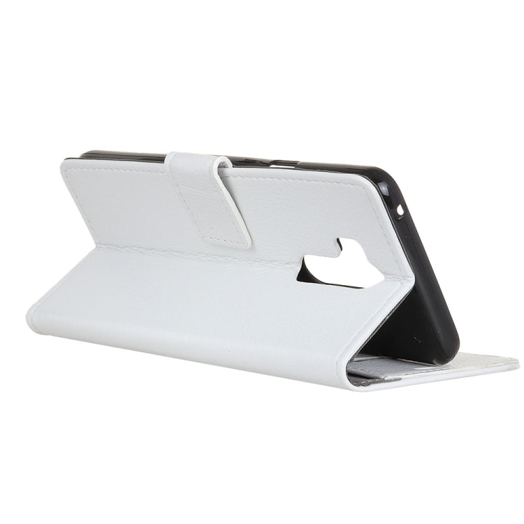 Litchi Texture Horizontal Flip Leather Case for Nokia 8.1 / X7, with Holder & Card Slots & Photo Frame