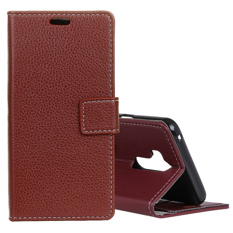 Litchi Texture Horizontal Flip Leather Case for Nokia 8.1 / X7, with Holder & Card Slots & Photo Frame