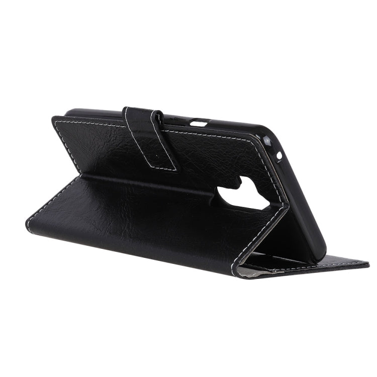 Retro Crazy Horse Texture Horizontal Flip Leather Case for Nokia 8.1 / X7, with Holder & Card Slots & Photo Frame