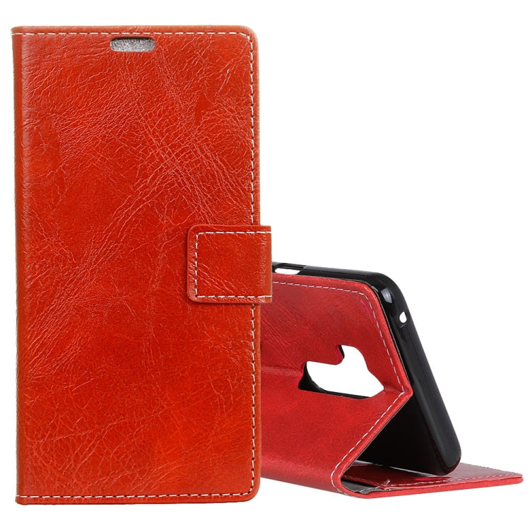 Retro Crazy Horse Texture Horizontal Flip Leather Case for Nokia 8.1 / X7, with Holder & Card Slots & Photo Frame