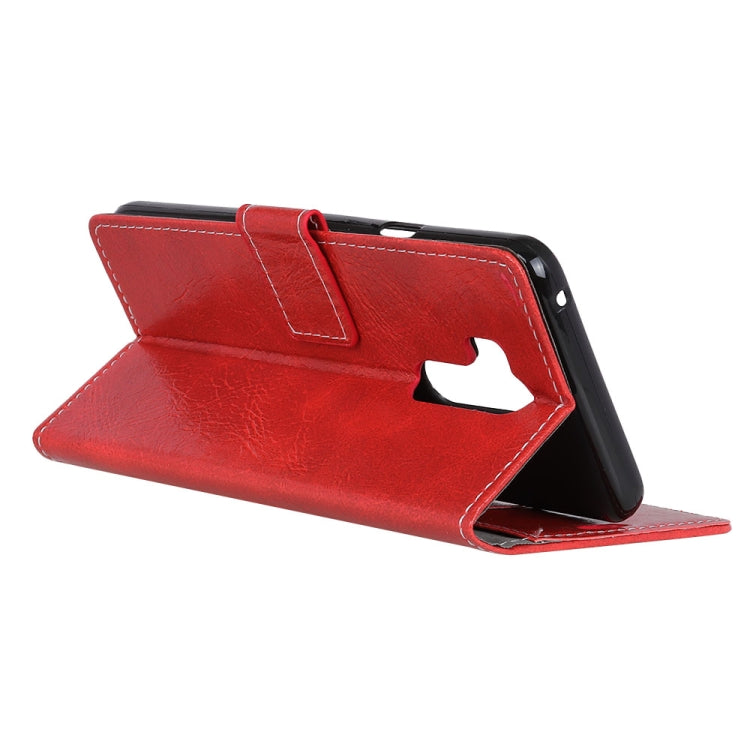 Retro Crazy Horse Texture Horizontal Flip Leather Case for Nokia 8.1 / X7, with Holder & Card Slots & Photo Frame