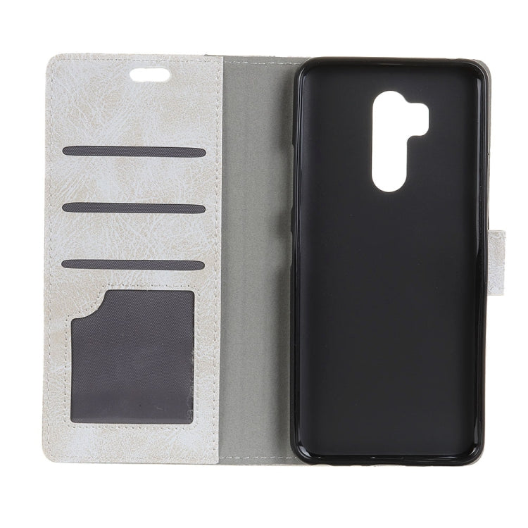 Retro Crazy Horse Texture Horizontal Flip Leather Case for Nokia 8.1 / X7, with Holder & Card Slots & Photo Frame