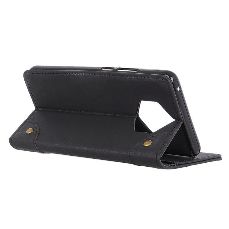 Copper Buckle Retro Crazy Horse Texture Horizontal Flip Leather Case for Nokia 9 PureView, with Holder & Card Slots & Wallet