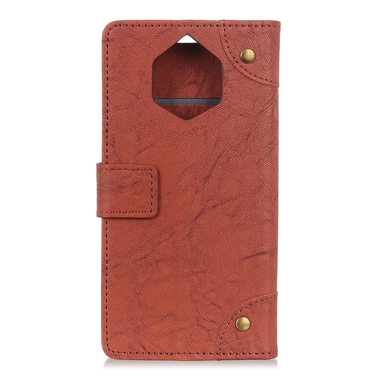 Copper Buckle Retro Crazy Horse Texture Horizontal Flip Leather Case for Nokia 9 PureView, with Holder & Card Slots & Wallet